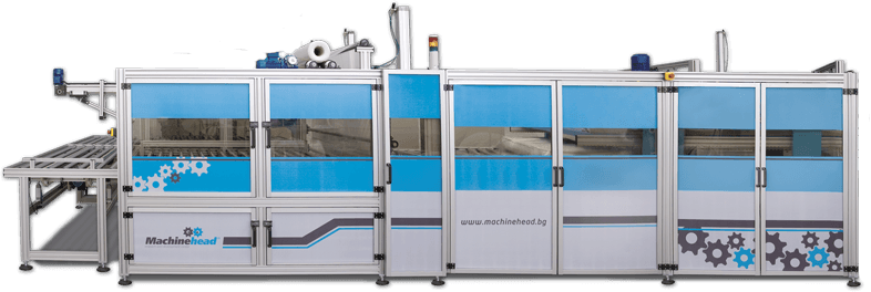 Automatic wrapping for mattresses