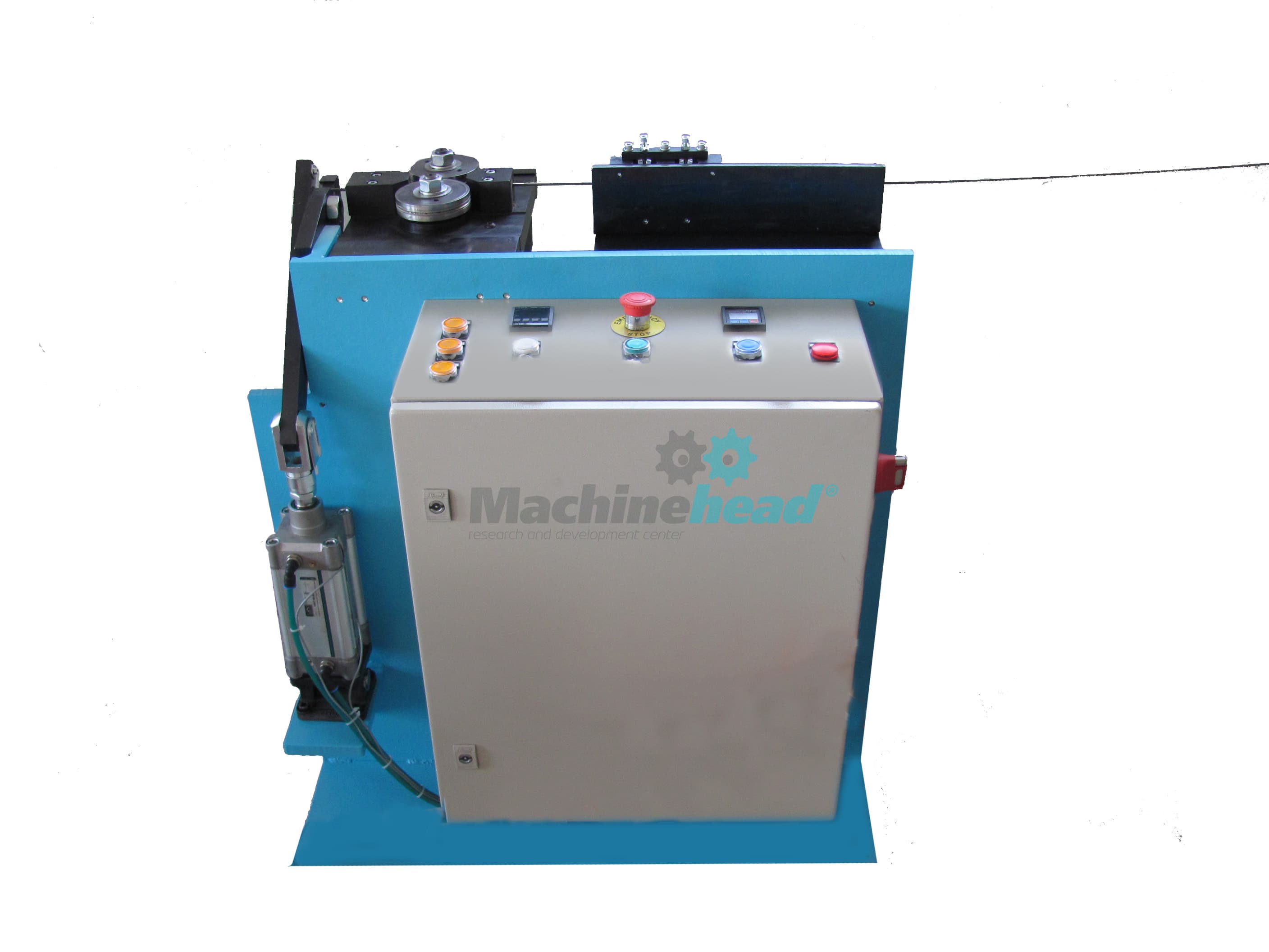 Straightening frame machine